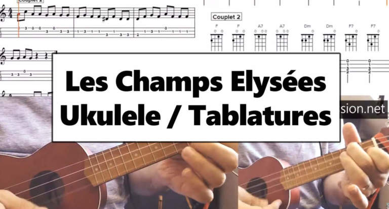 Les champs elysees ukulele